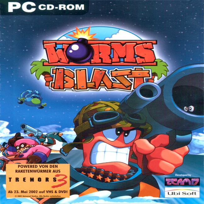 Worms Blast - pedn CD obal 2
