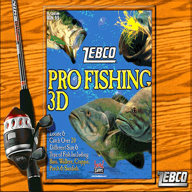 Zebco Pro Fishing 3D - pedn CD obal