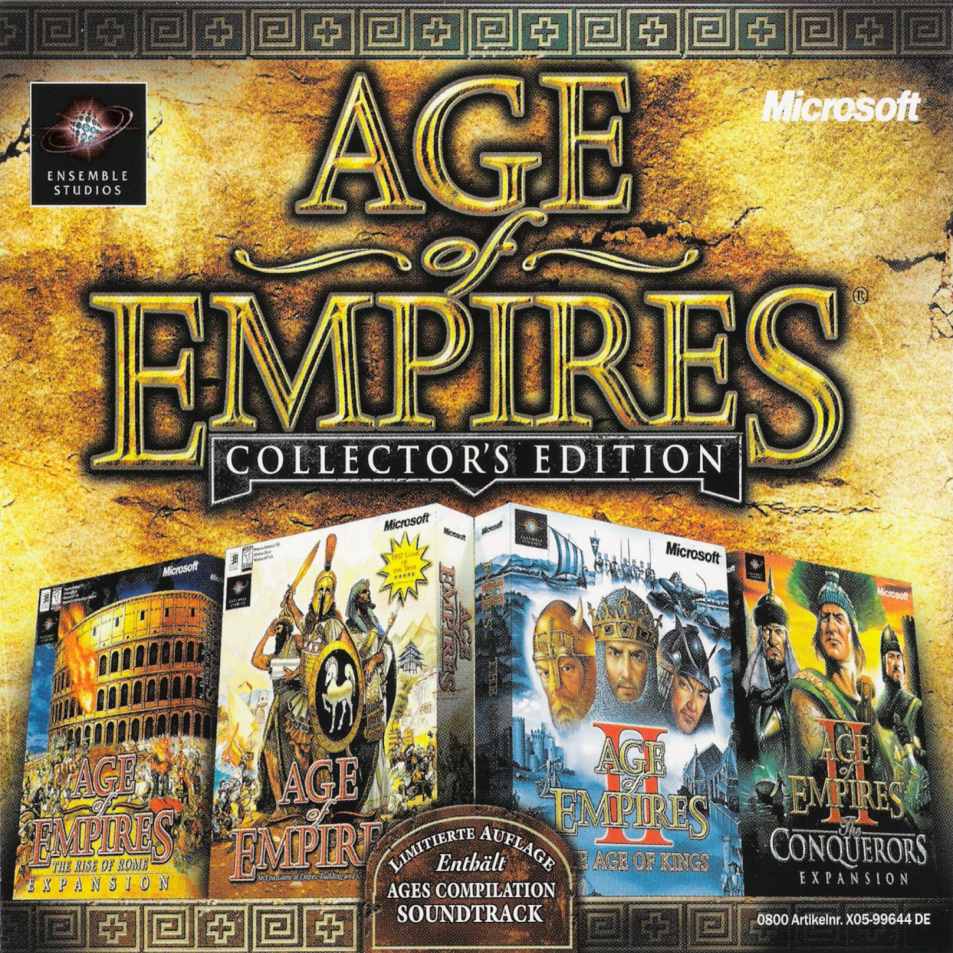 Age of Empires: Collector's Edition - pedn CD obal 2