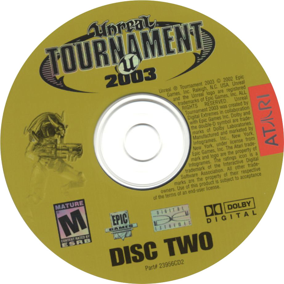 Unreal Tournament 2003 - CD obal 2