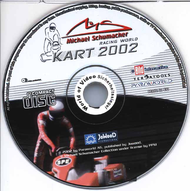 Michael Schumacher Racing World KART 2002 - CD obal