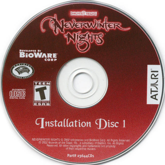 Neverwinter Nights - CD obal