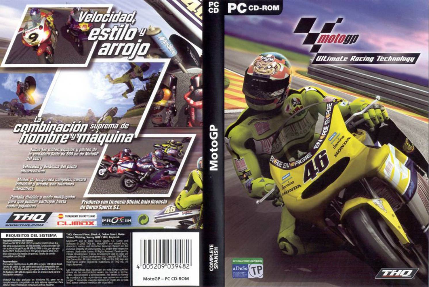 Moto GP - Ultimate Racing Technology - DVD obal 2