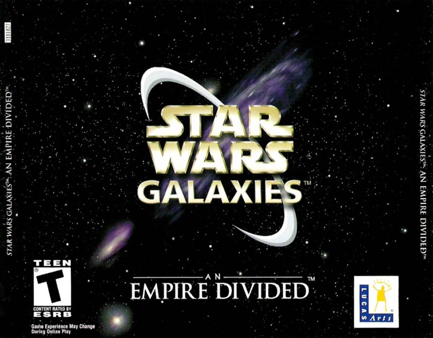 Star Wars Galaxies: An Empire Divided - pedn CD obal