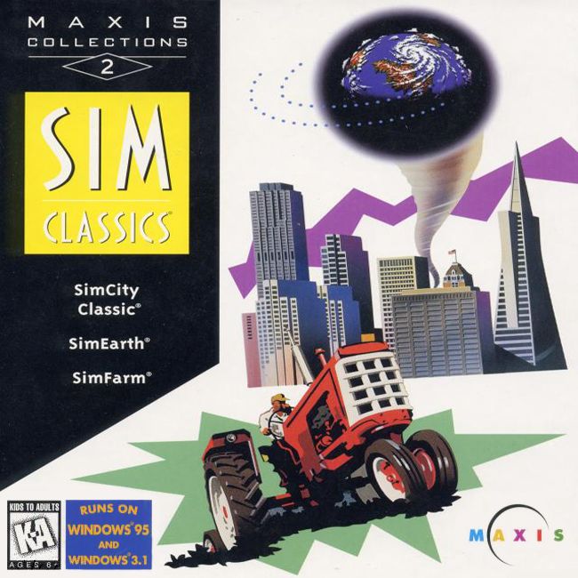 Sim Classics: Maxis Collections 2 - pedn CD obal