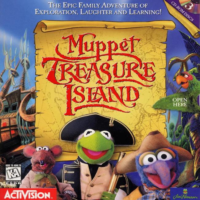 Muppet Treasure Island - pedn CD obal