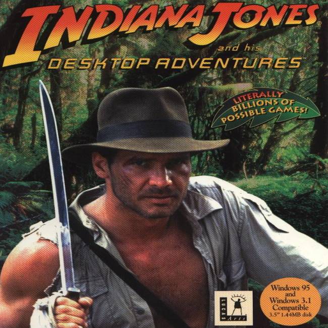 Indiana Jones and his Desktop Adventures - pedn CD obal