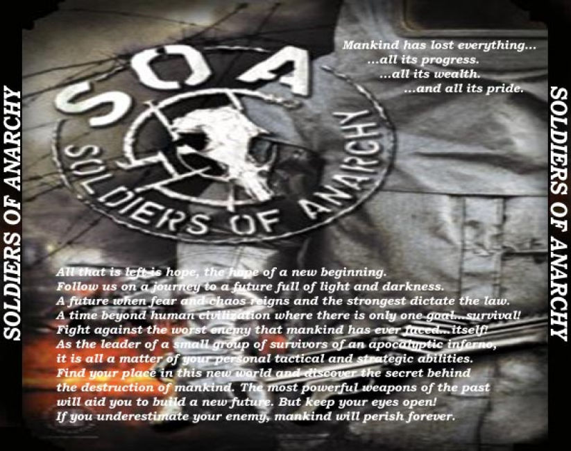 Soldiers of Anarchy - zadn CD obal