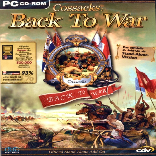 Cossacks: Back To War - pedn CD obal