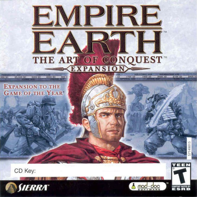 Empire Earth: The Art of Conquest - pedn CD obal