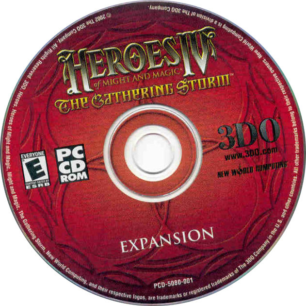 Heroes of Might & Magic 4: The Gathering Storm - CD obal