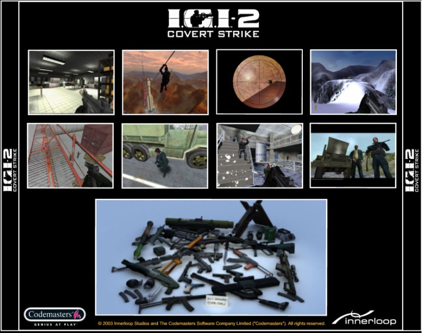 Project I.G.I. 2: Covert Strike - zadn CD obal
