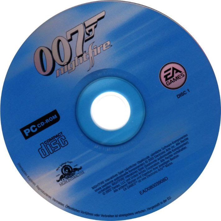 James Bond 007: Nightfire - CD obal 3