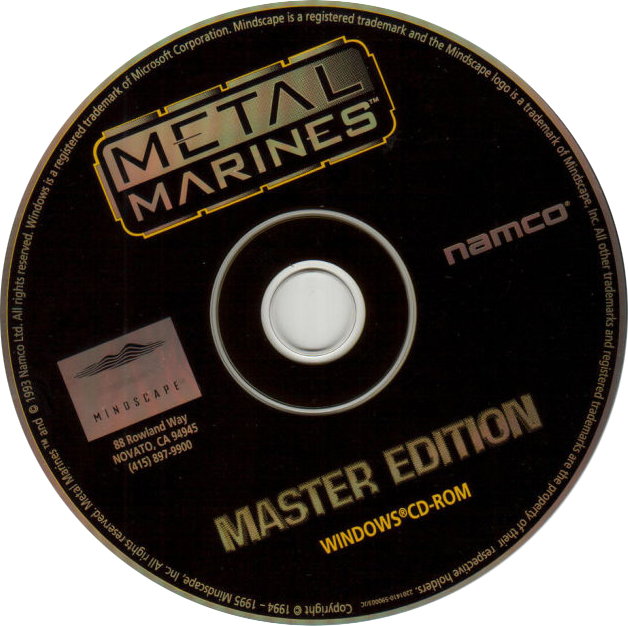 Metal Marines: Master Edition - CD obal