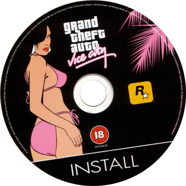 Grand Theft Auto: Vice City - CD obal 2