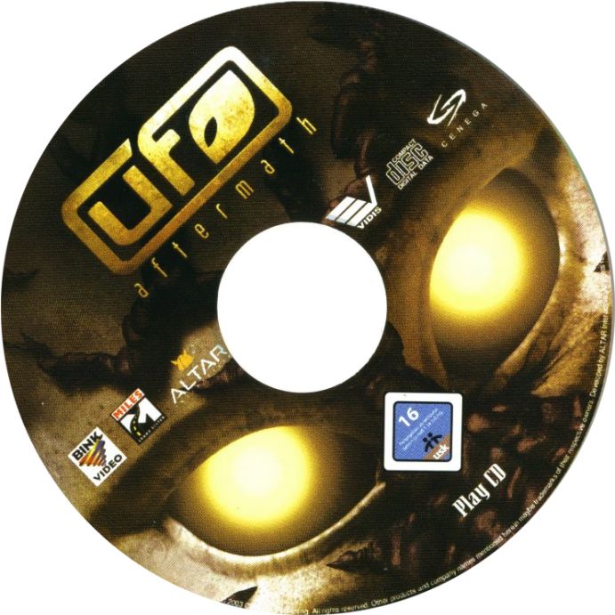 UFO: Aftermath - CD obal 2