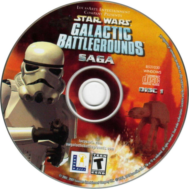 Star Wars: Galactic Battleground: Saga - CD obal
