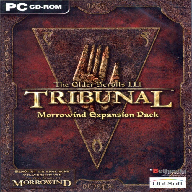 The Elder Scrolls 3: Tribunal - pedn CD obal 2