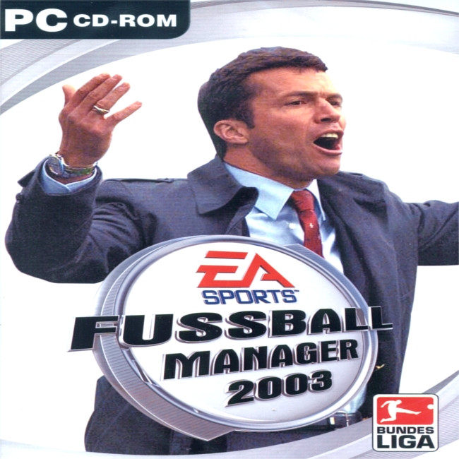 Fussball Manager 2003 - pedn CD obal