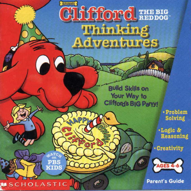 Clifford the Big Red Dog: Thinking Activies - pedn CD obal