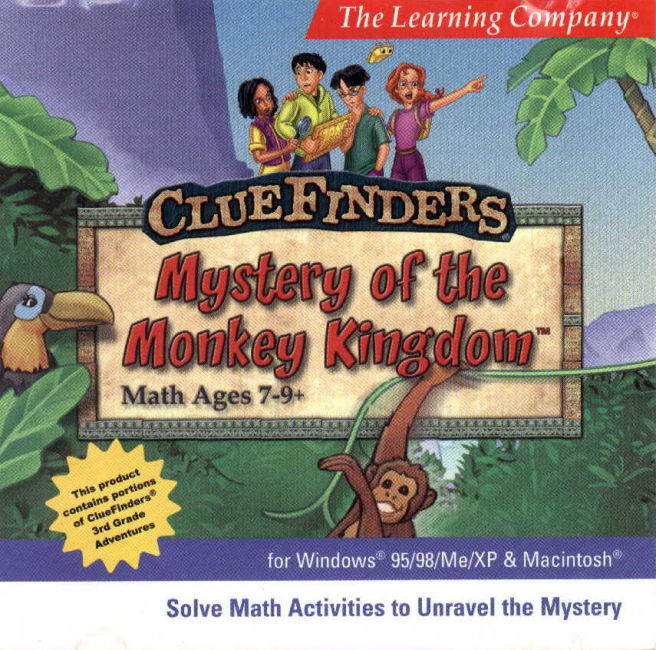 Clue Finders: Mystery of The Monkey Kindom - pedn CD obal
