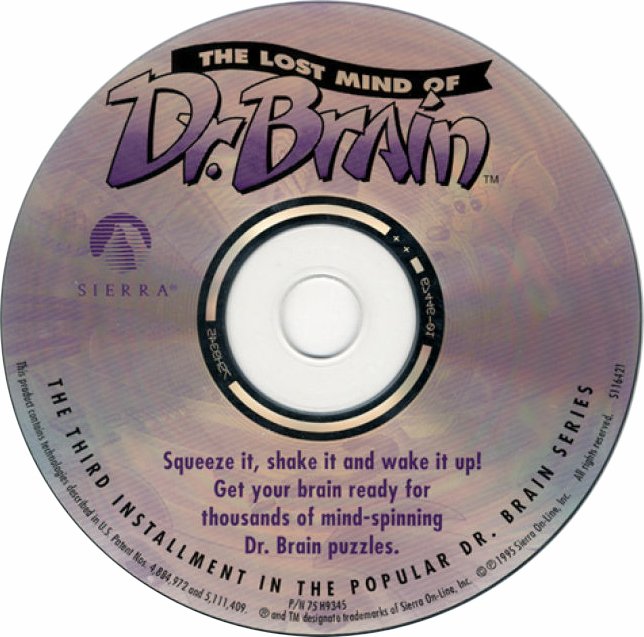 The Lost Mind of Dr. Brain - CD obal