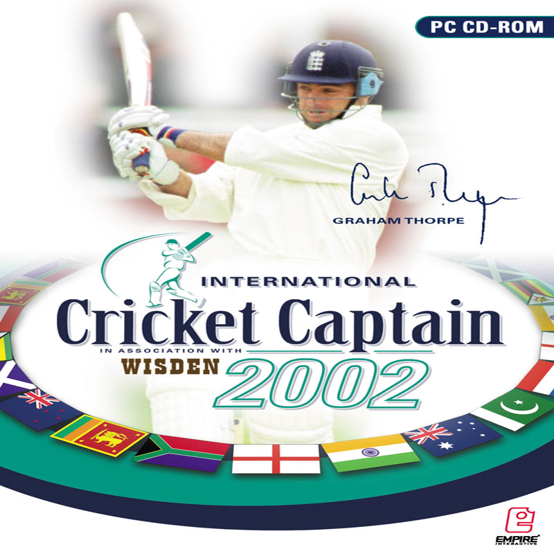 International Cricket Captain 2002 - pedn CD obal