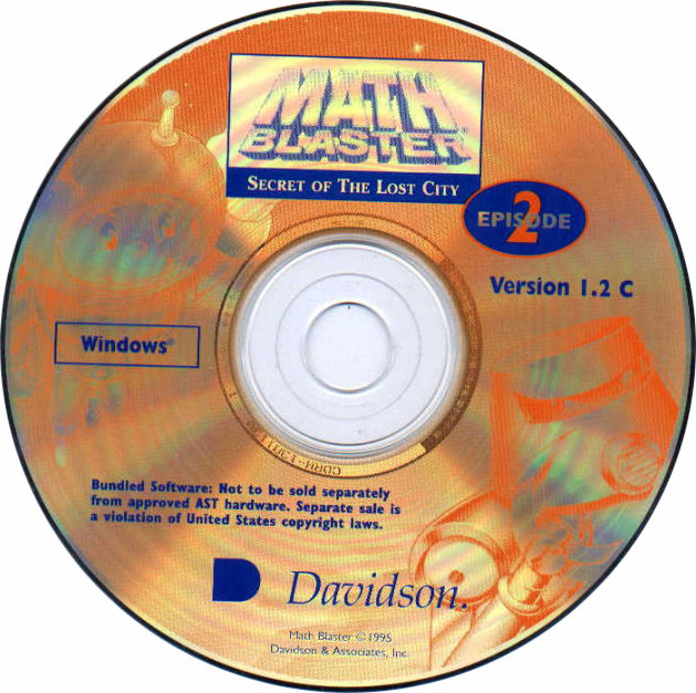 Math Blaster: Episode 2 - Secret of the Lost City - CD obal