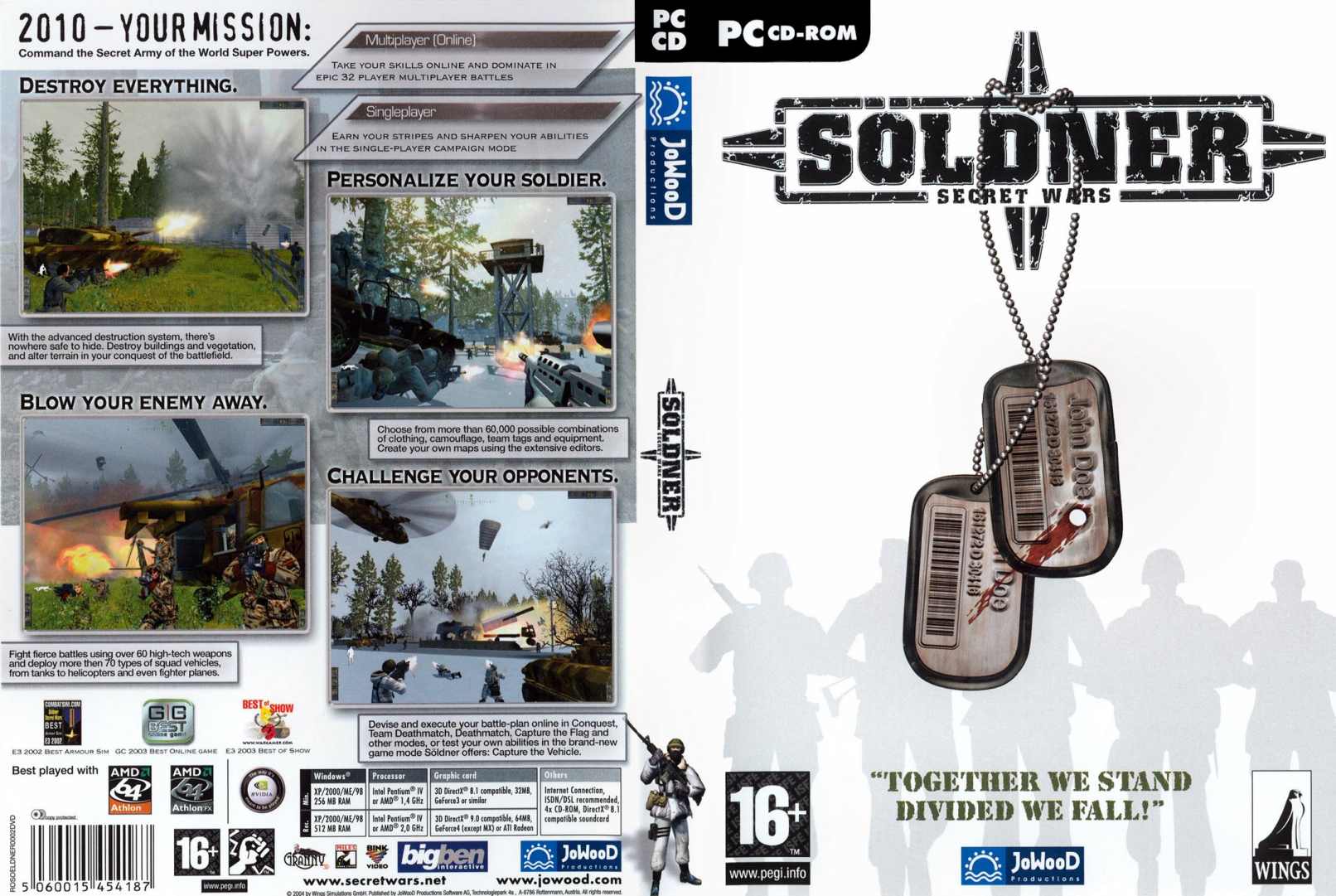 Soldner: Secret Wars - DVD obal