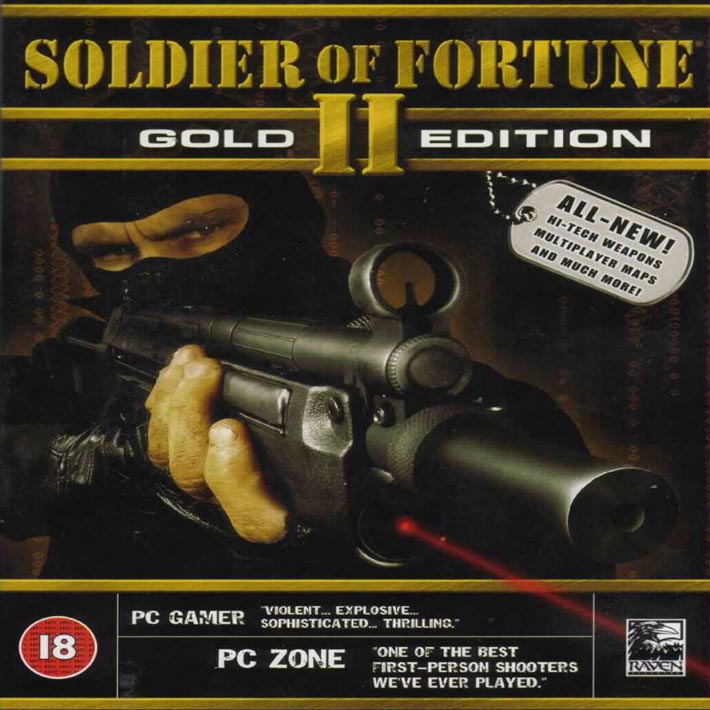 Soldier of Fortune 2: Gold Edition - pedn CD obal