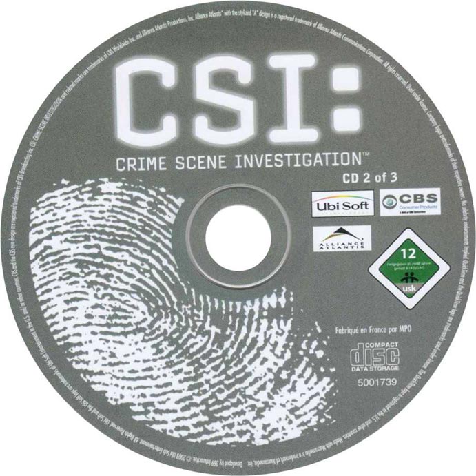 CSI: Crime Scene Investigation - CD obal 2