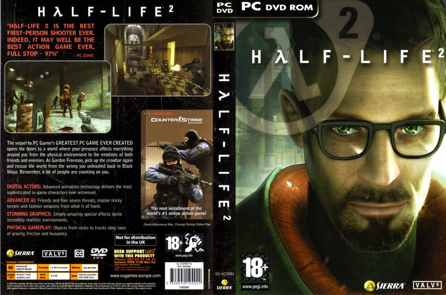 Half-Life 2 - DVD obal