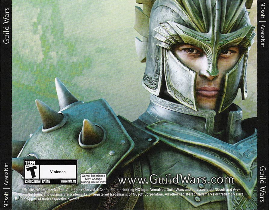 Guild Wars - zadn CD obal