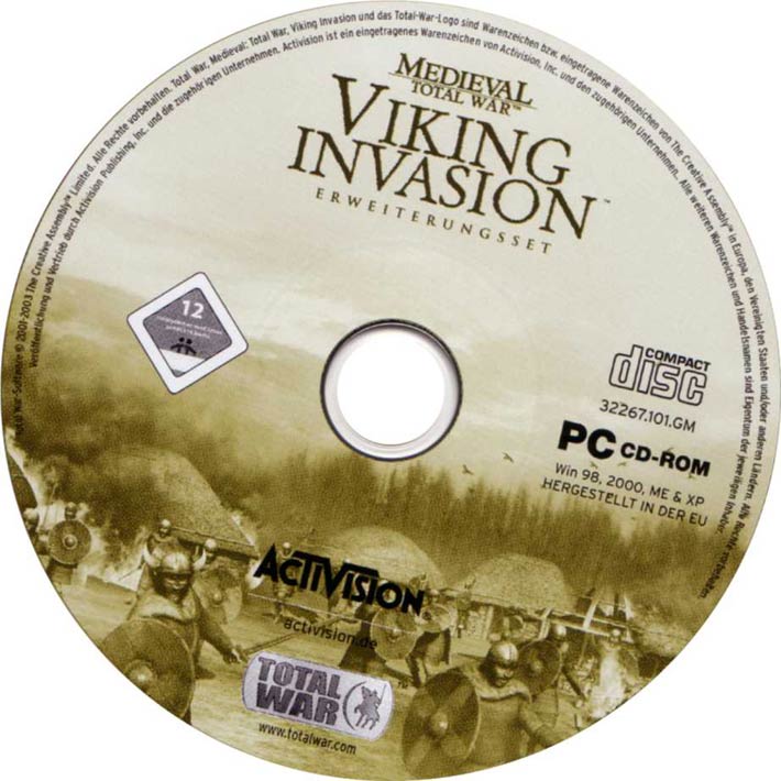 Medieval: Total War: Viking Invasion - CD obal