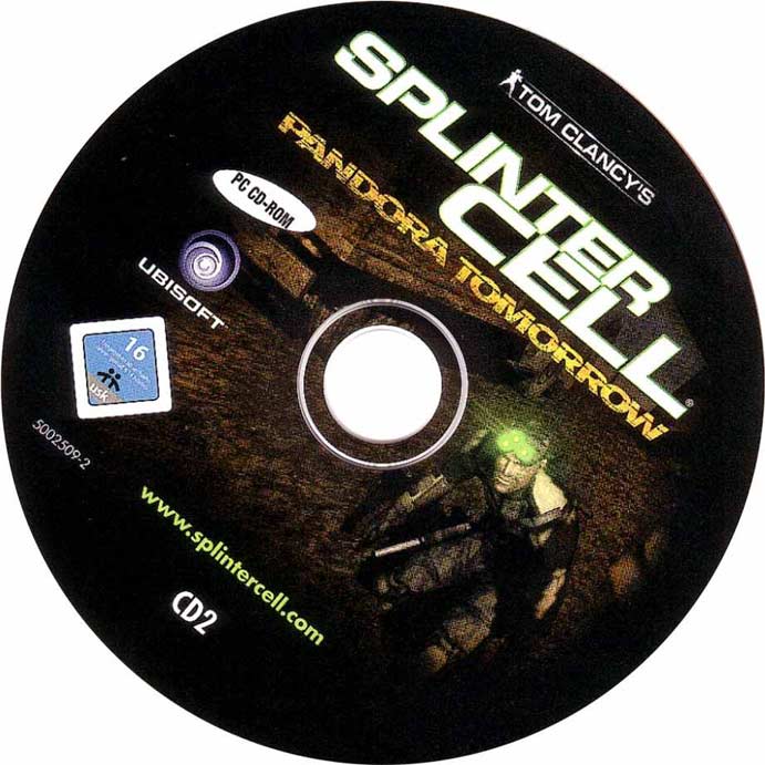 Splinter Cell 2: Pandora Tomorrow - CD obal 2