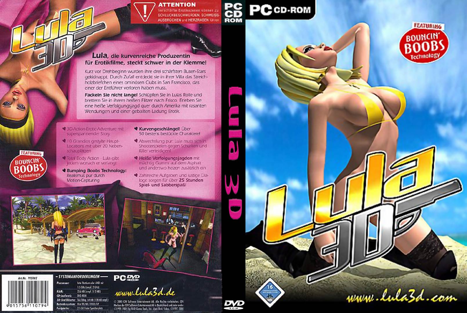 Lula 3D - DVD obal