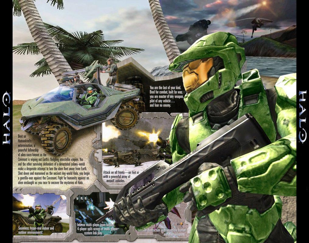 Halo: Combat Evolved - zadn CD obal 2