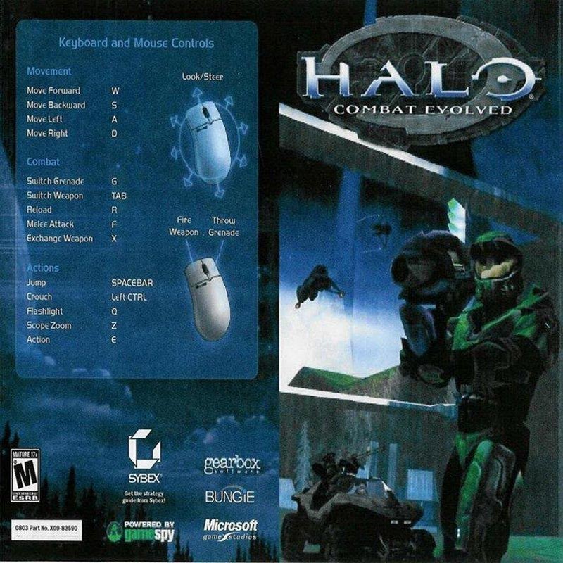 Halo: Combat Evolved - pedn vnitn CD obal