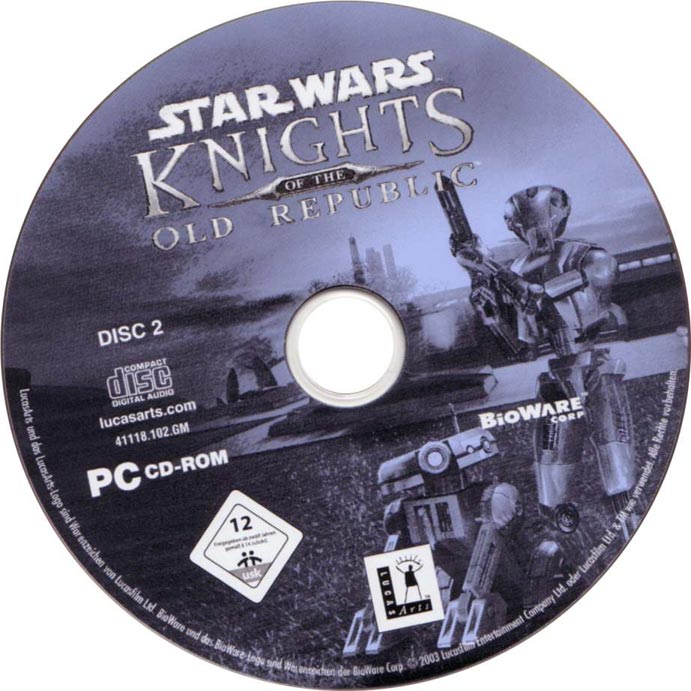 Star Wars: Knights of the Old Republic - CD obal 2