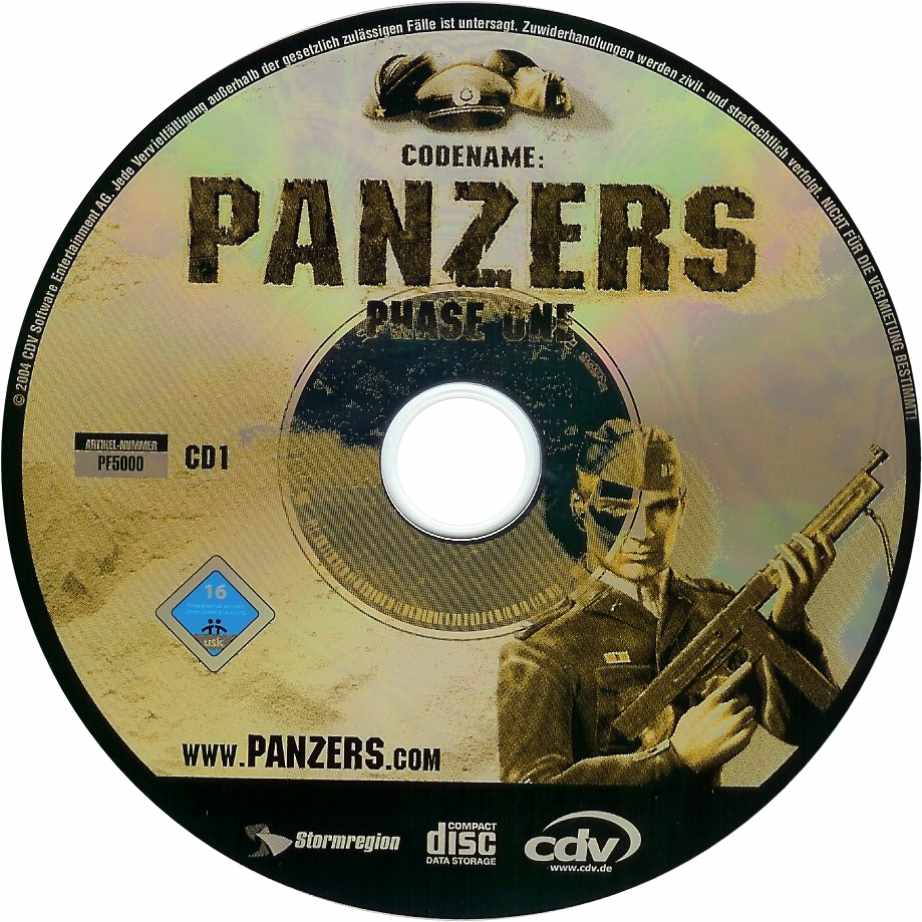 Codename: Panzers Phase One - CD obal