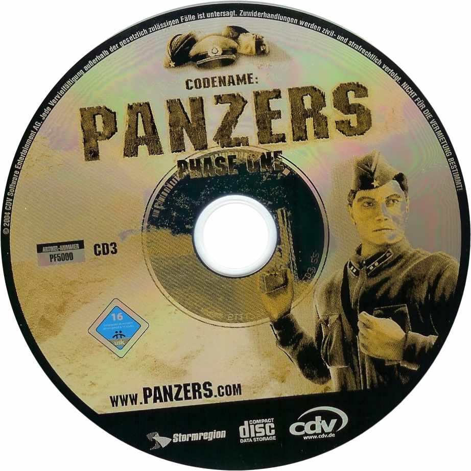 Codename: Panzers Phase One - CD obal 3
