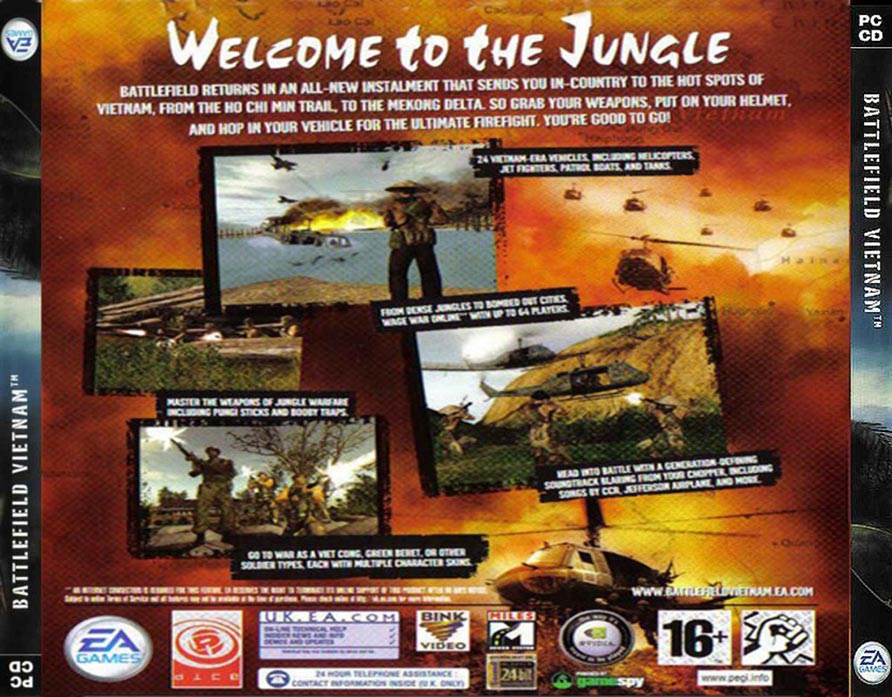 Battlefield: Vietnam - zadn CD obal 2
