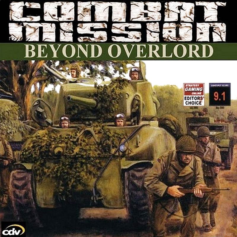 Combat Mission: Beyond Overlord - pedn CD obal