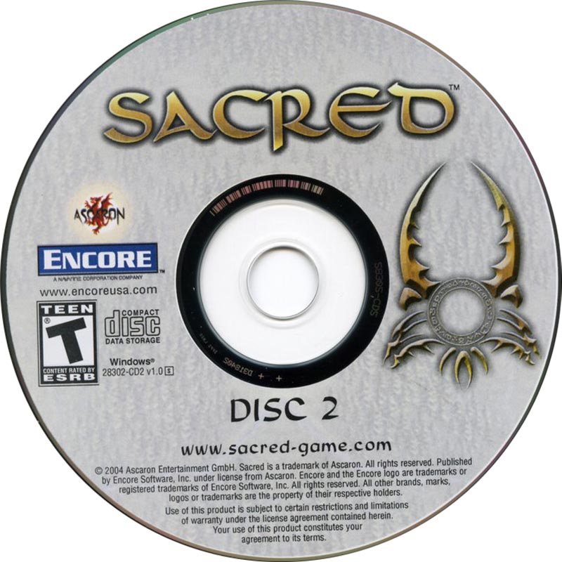 Sacred - CD obal 4
