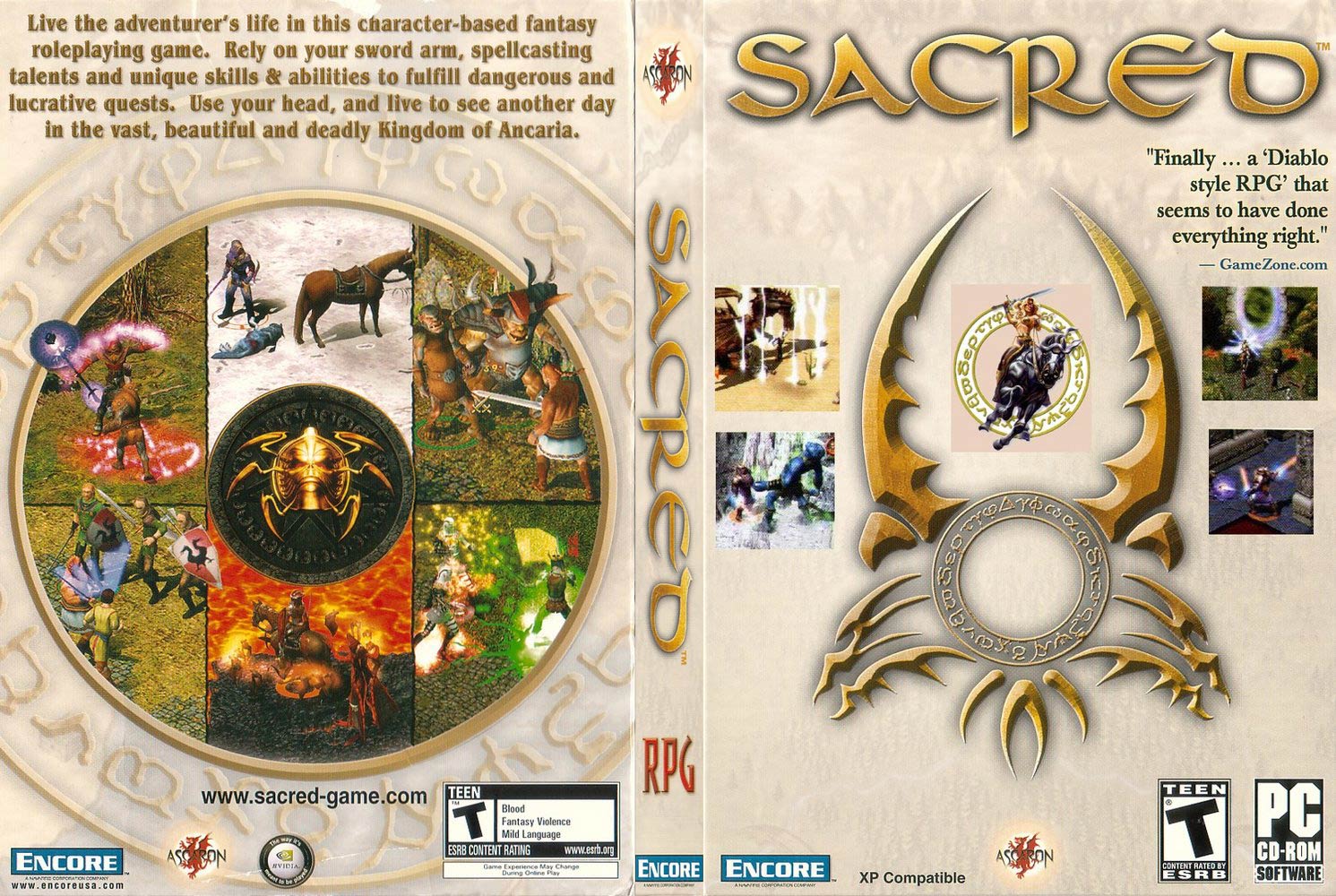 Sacred - DVD obal 2