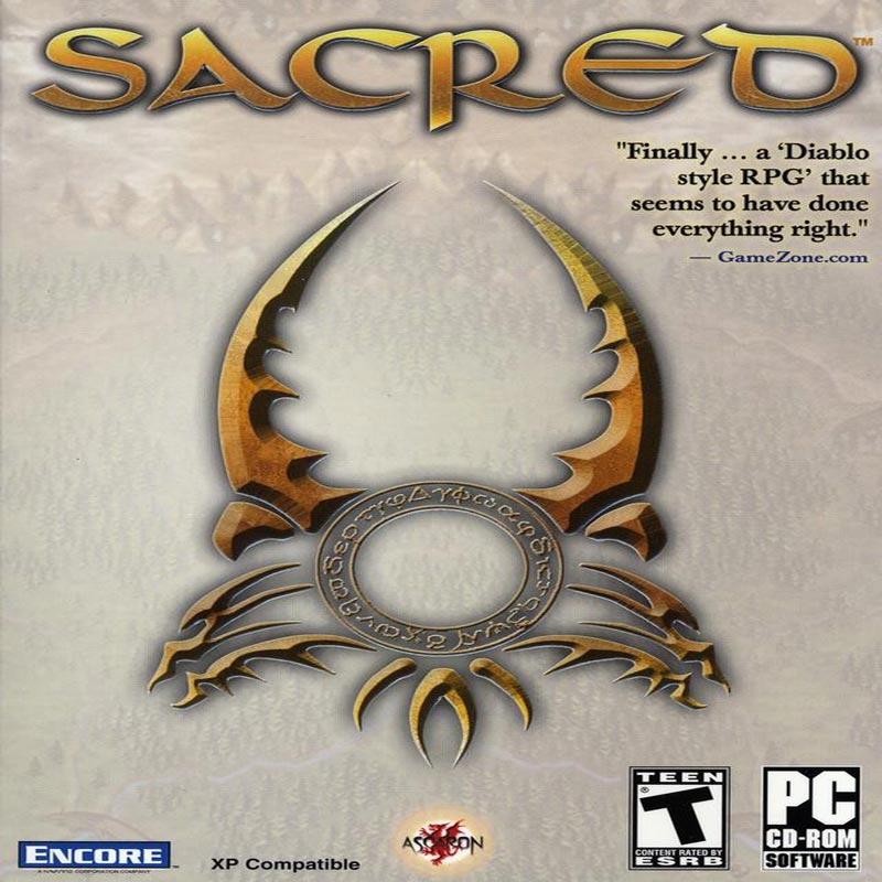 Sacred - pedn CD obal 3