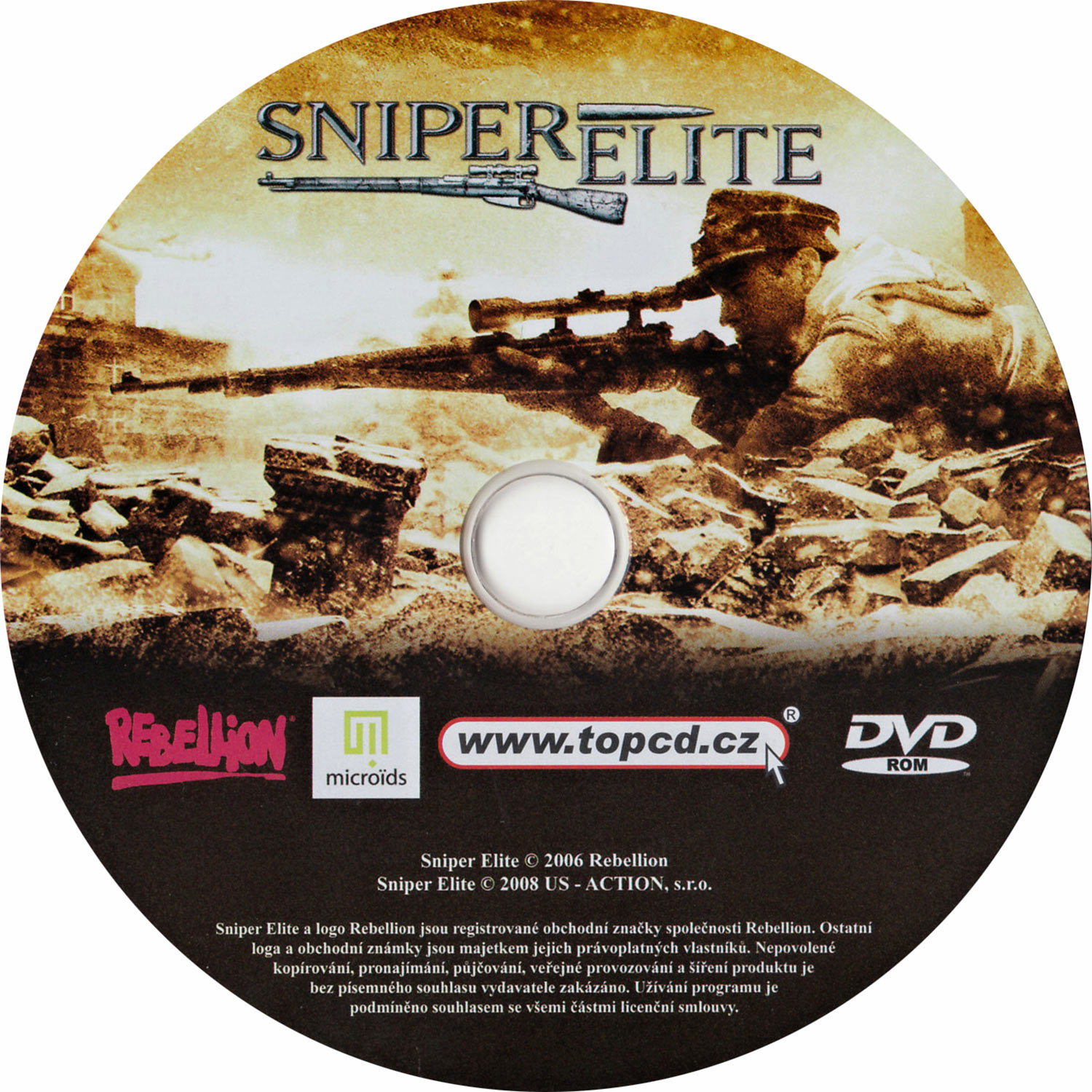 Sniper Elite - CD obal 2