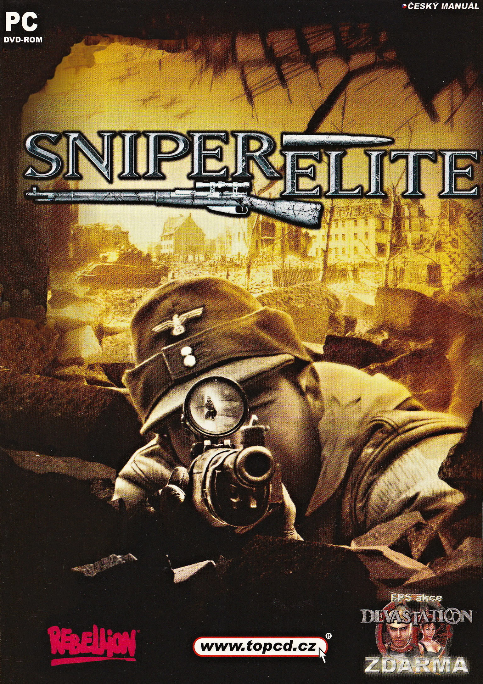 Sniper Elite - pedn DVD obal 2