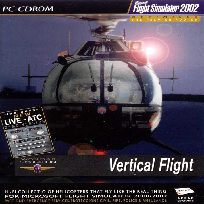 Vertical Flight - MS Flight Simulator 2002 Add-On - pedn CD obal