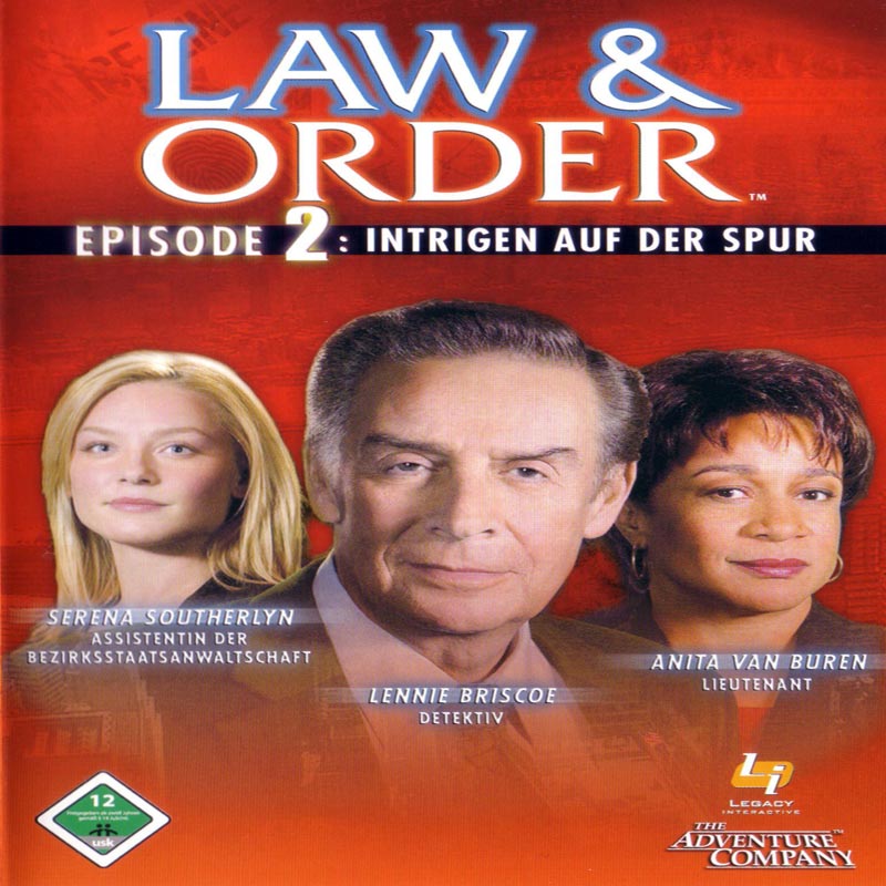 Law and Order 2: Double or Nothing - pedn CD obal